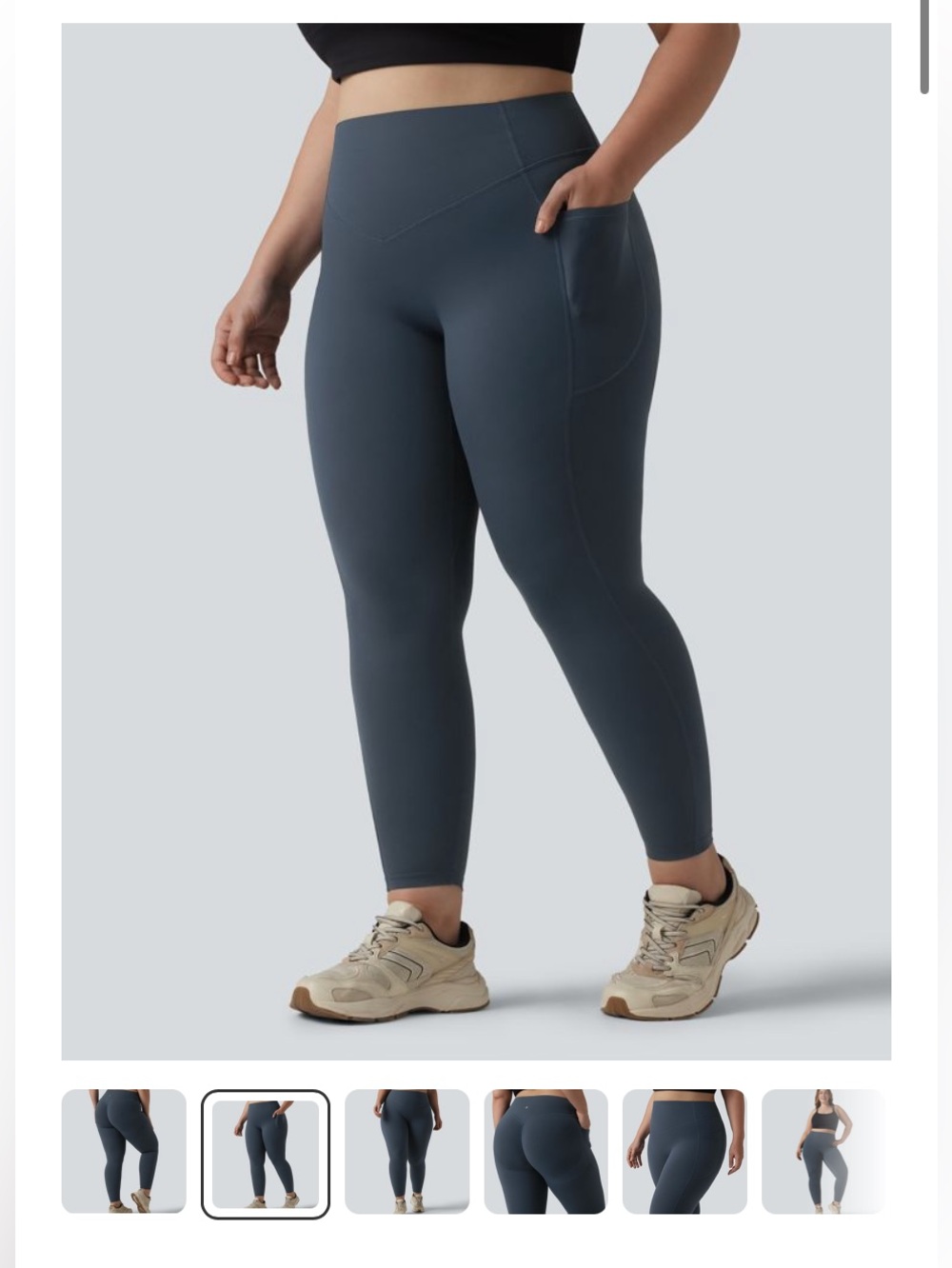 HALARA High-Rise Pocket Leggings - Black - bundle of 3